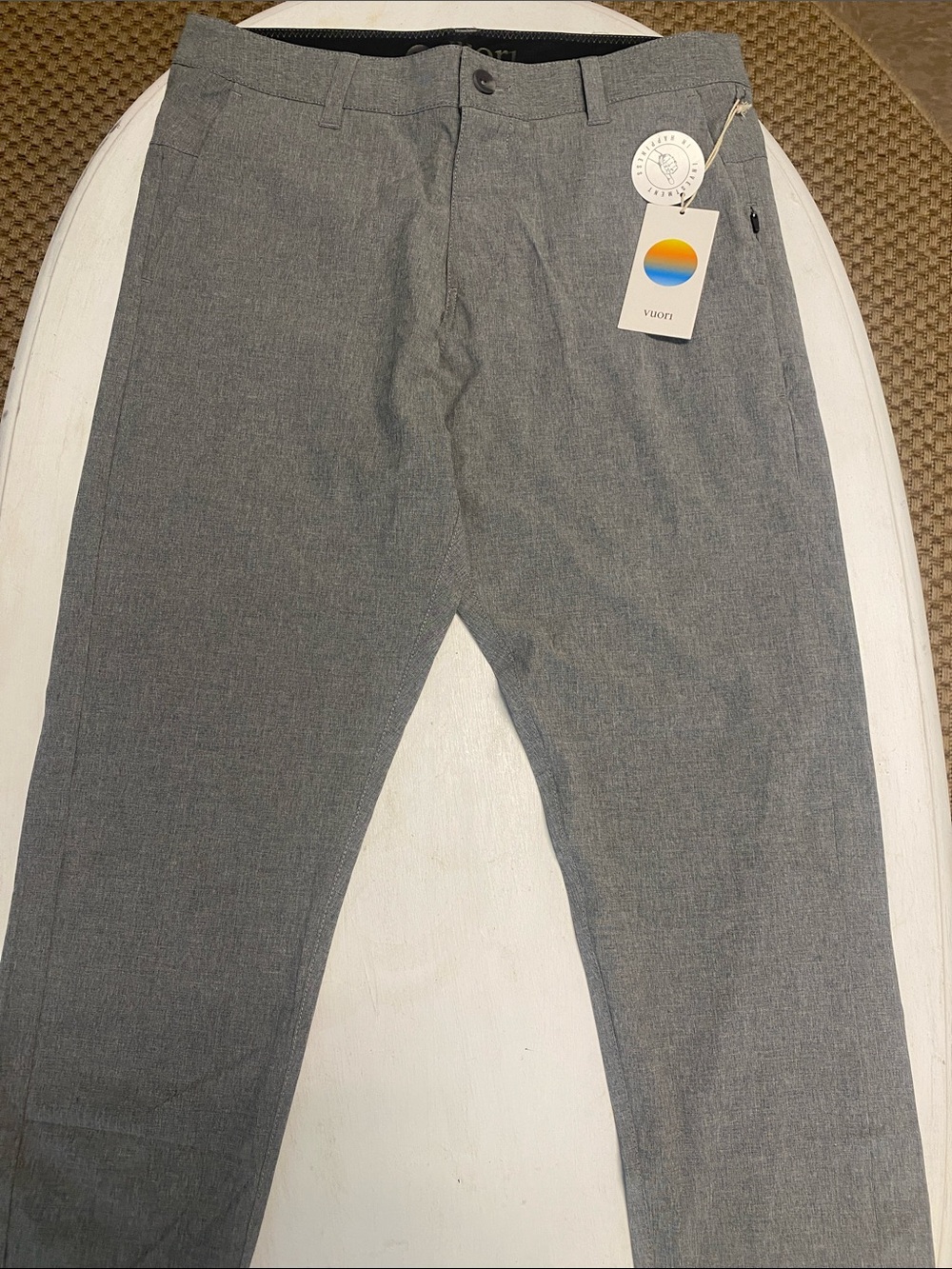 Vuori Men's Gray Stretch Performance Pants